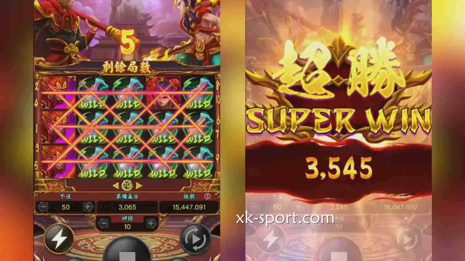 喜欢神话故事的玩家，一定来星空体育体验《神通对决》老虎机