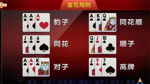 炸金花游戏牌型介绍-星空体育